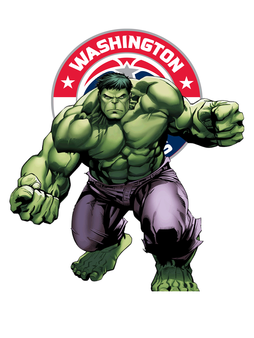 Washington Wizards Hulk Logo vinyl decal